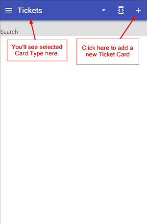 Adding Tickets