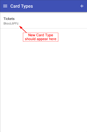 new card type
